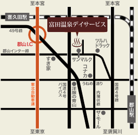 富田温泉　地図